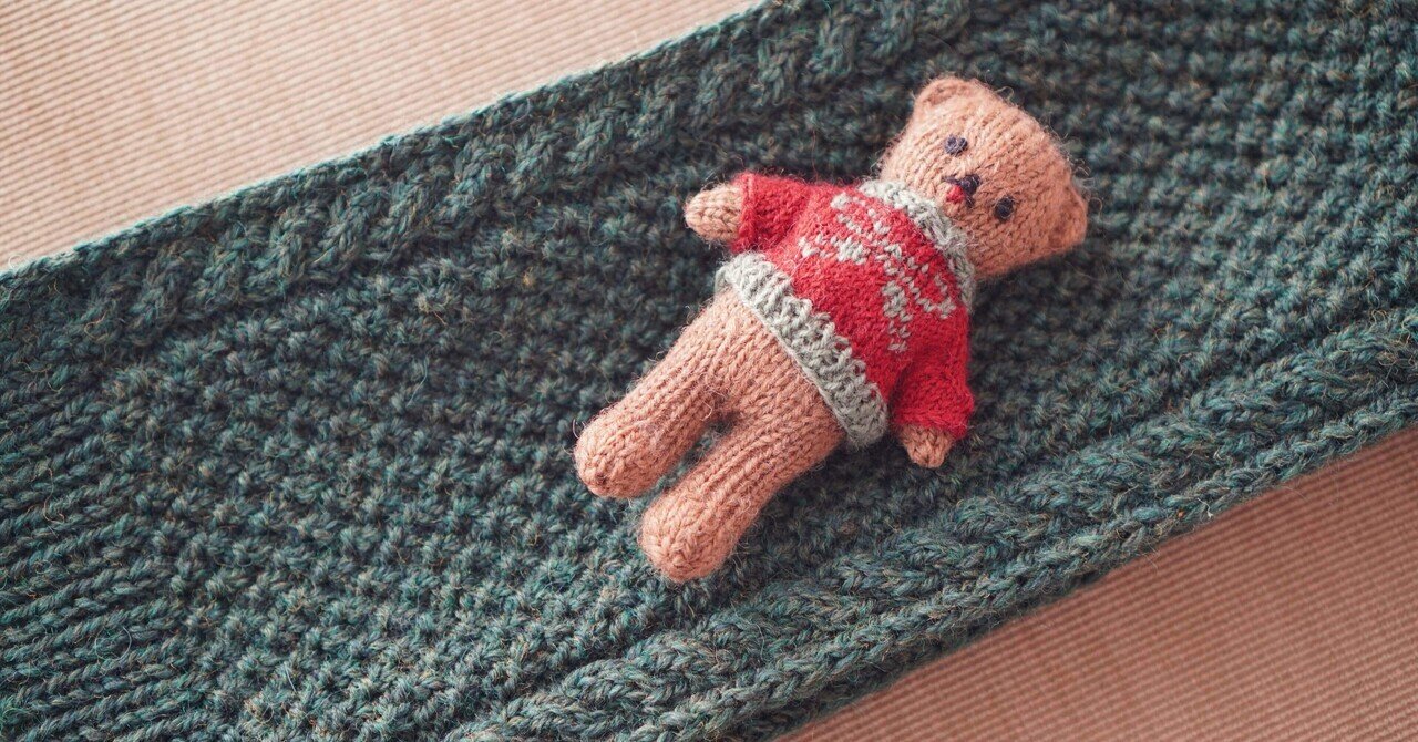 ブリティッシュエロイカで編む「かのこ編みの上品マフラー」のレシピ