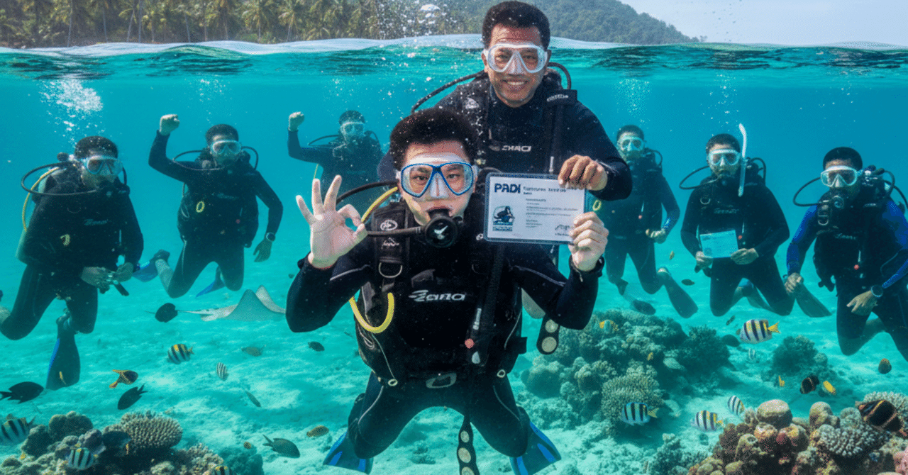 🤿スキューバダイビング｜🇹🇭タイ・サムイ島でオープン