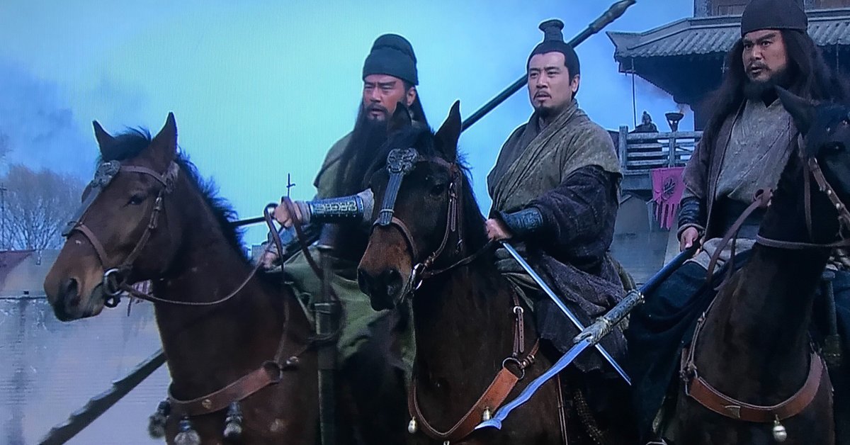 三国志　三英戦呂布図 三国志三英戦呂布図