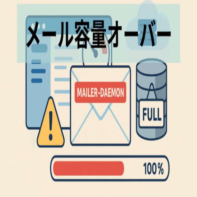 MAILER-DAEMON - maildir over quota. | メール配信エラー「maildir  がクォータを超えています」の原因と対処法｜あい