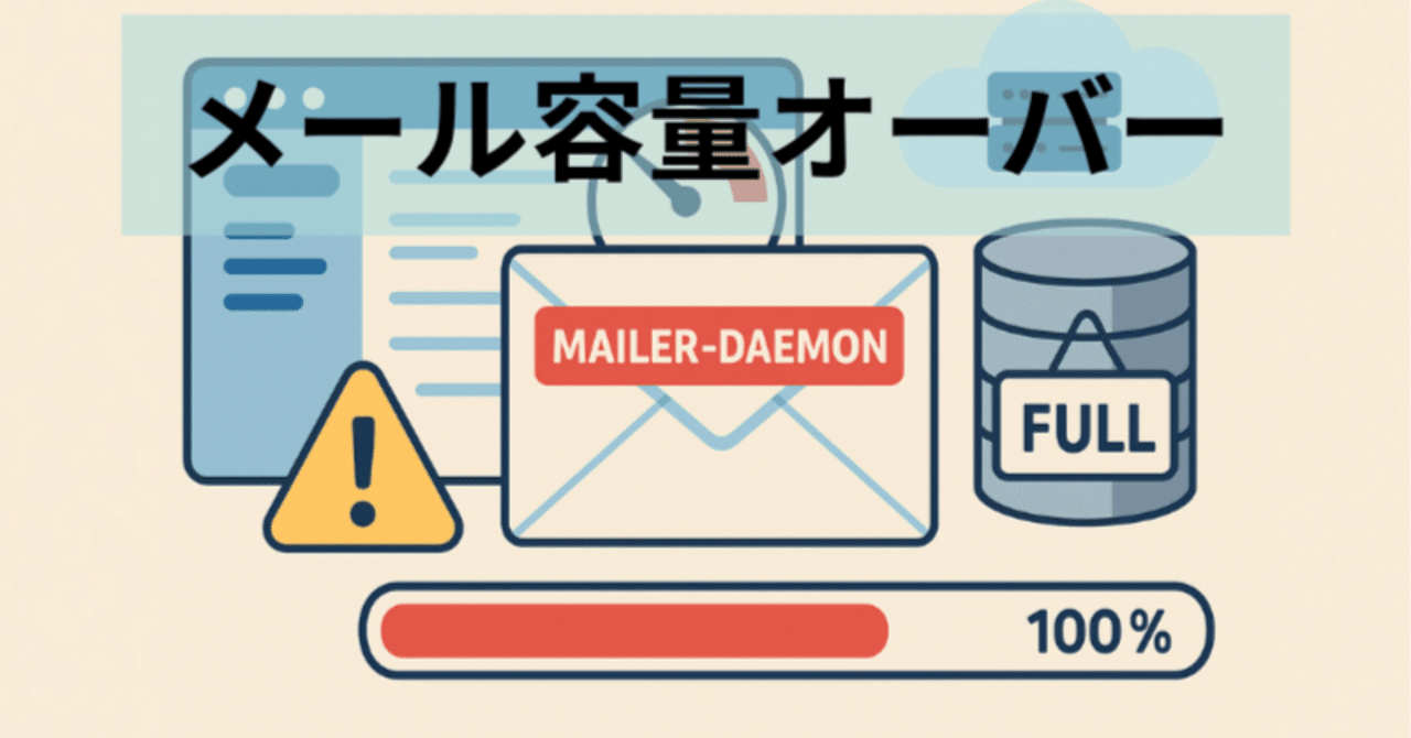MAILER-DAEMON - maildir over quota. | メール配信エラー「maildir  がクォータを超えています」の原因と対処法｜あい