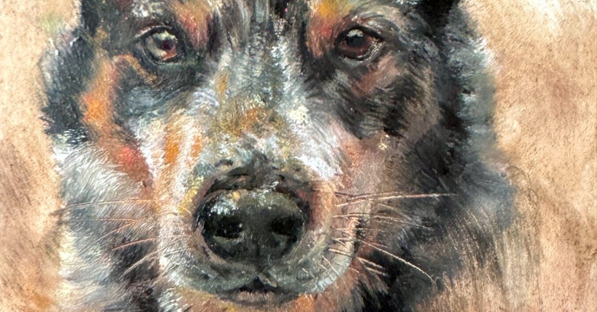 油絵はキャンバスよりボードがいい(#496)｜Ako(@akolamble)