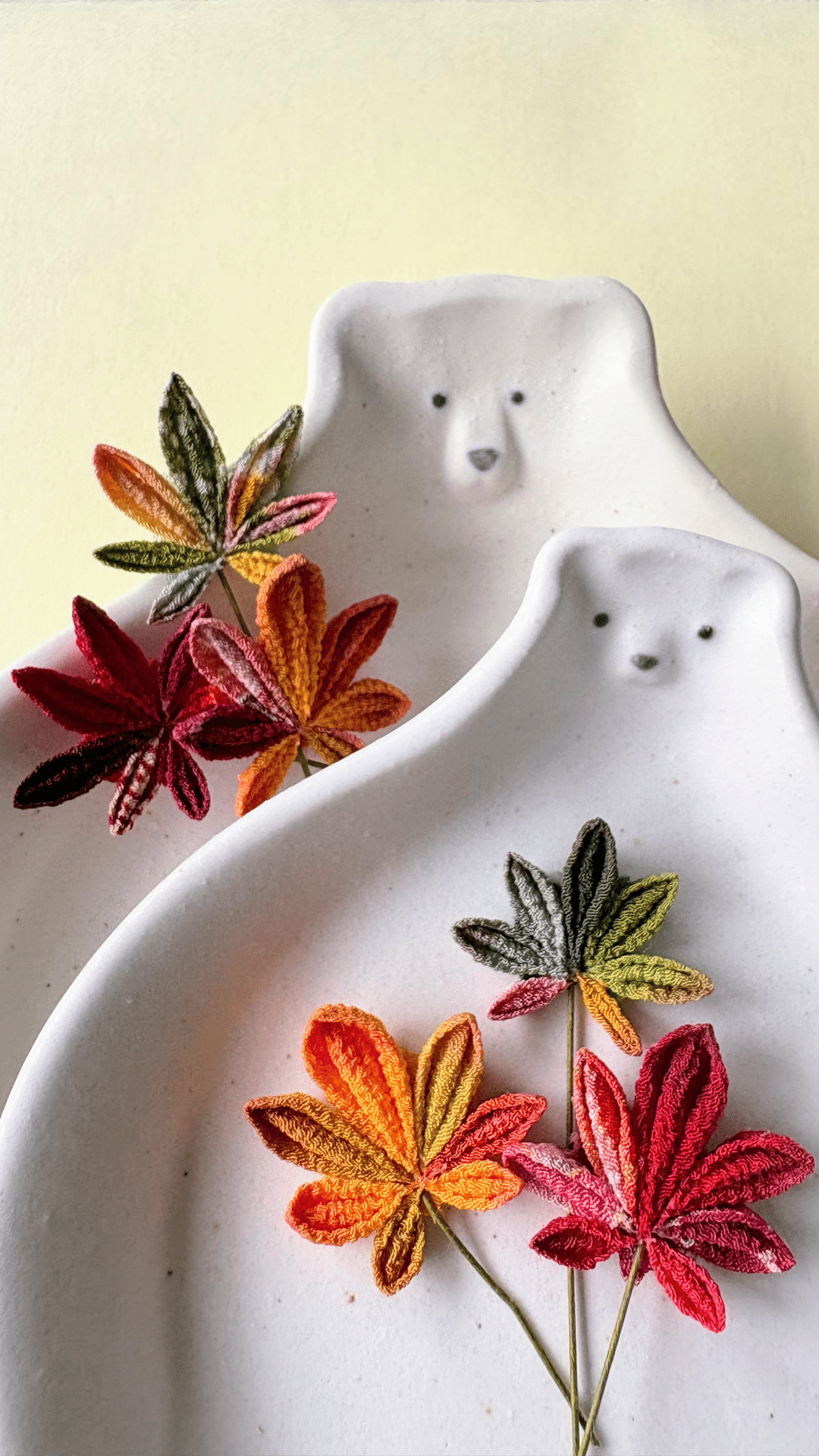 秋のときめき、指先に咲かせよう🍁つまみ細工でつくる紅葉｜つまみ細工