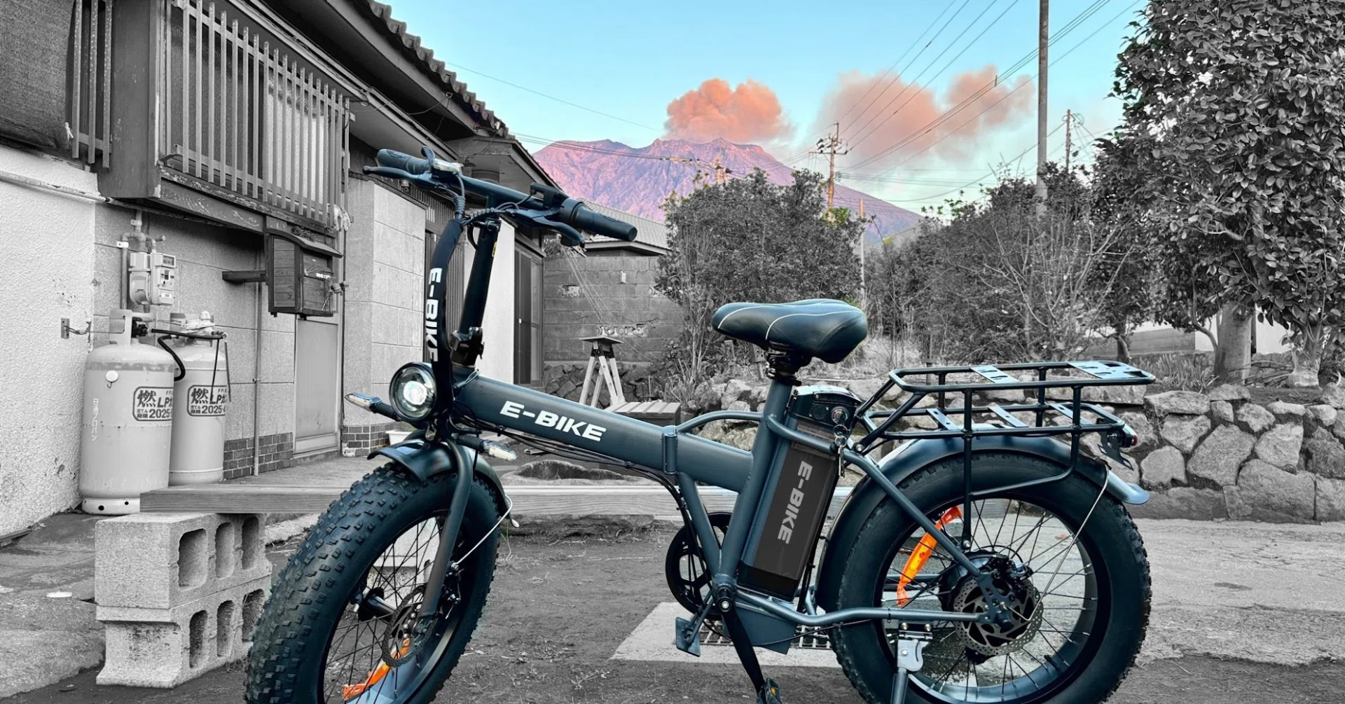 桜島でE-bikeな暮らし ② ~地方で車なし生活~｜カタオカマナミ｜GYOZA