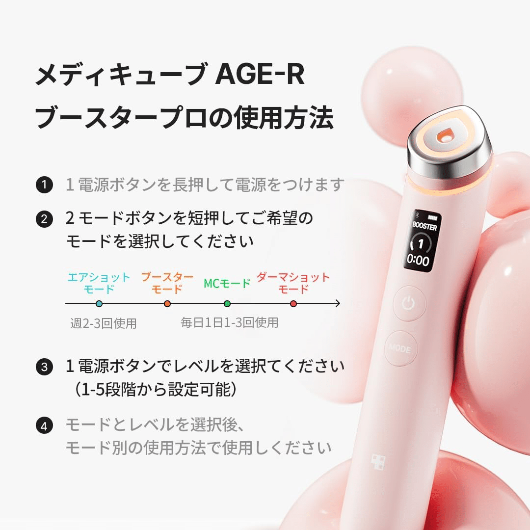 人気急上昇】メディキューブAGE-Rブースタープロで韓国美肌体験