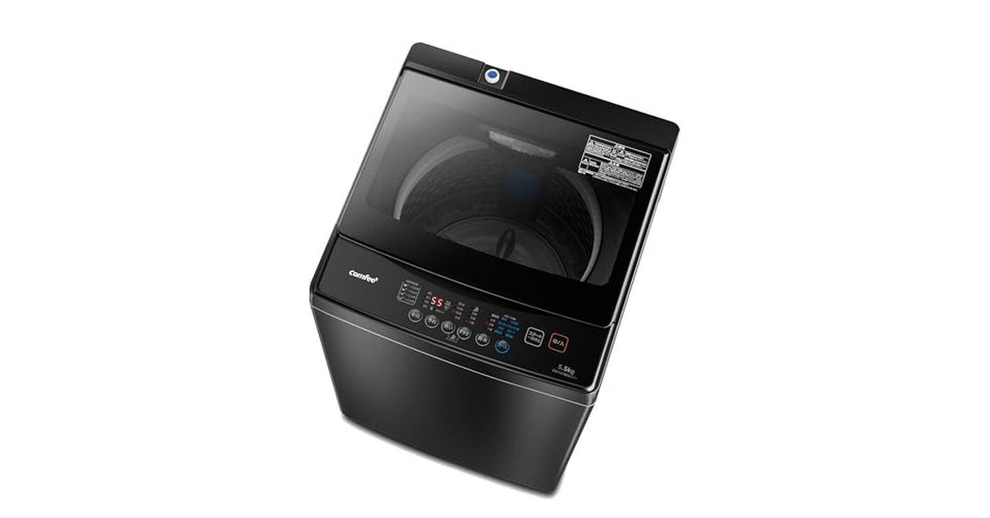 COMFEE' 洗濯機 5.5kg CAC06EW55/T-S1 レビュー！一人暮らしに最適な