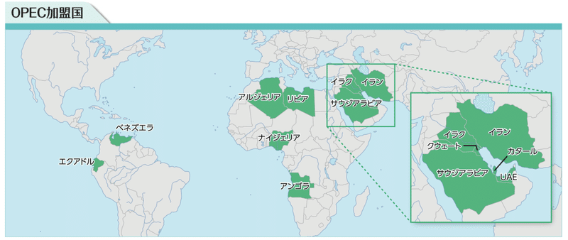 100以上 Opec 加盟国 地図 Opec 加盟国 地図