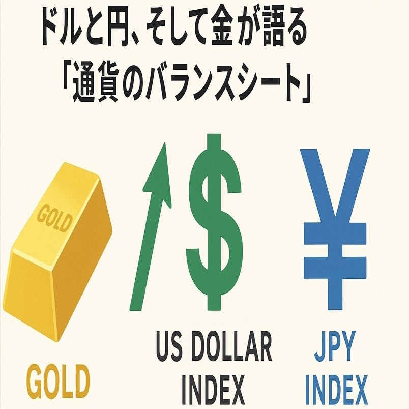 通貨の健康診断”って知ってる？ドルインデックスと円インデックスの見方 - 通貨インデックス分析、ドル・円・金のトリプル相関を読み解く｜Deep  Policy Tech