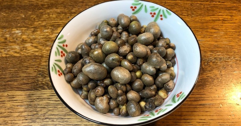 零余子ご飯作り 秋の実りをいただく