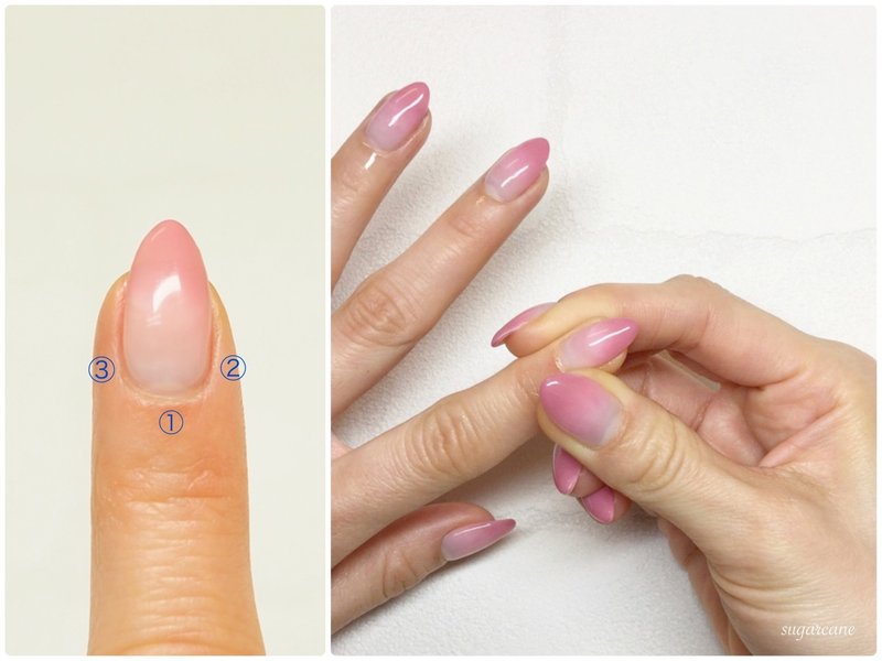 ネイルオイルとハンドクリームの塗り方 Nailsalon Sugarcane Note