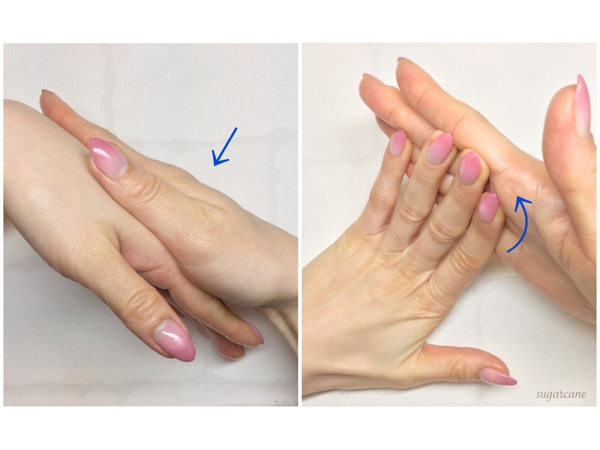 ネイルオイルとハンドクリームの塗り方｜nailsalon sugarcane