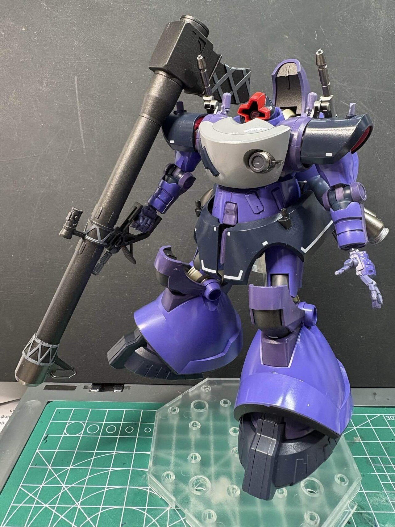 HG リック・ドム（GQ）を基本に忠実に作成する。｜いぷ