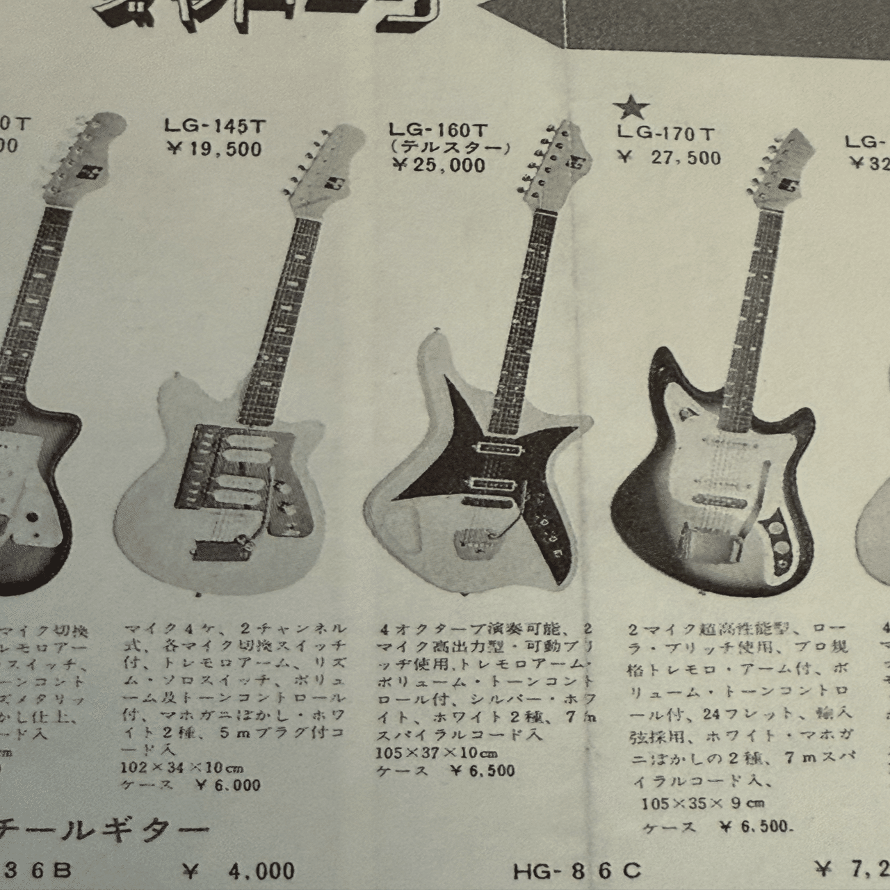 Guyatone LG-160t Telstar 1966｜backyardguitars_b.j