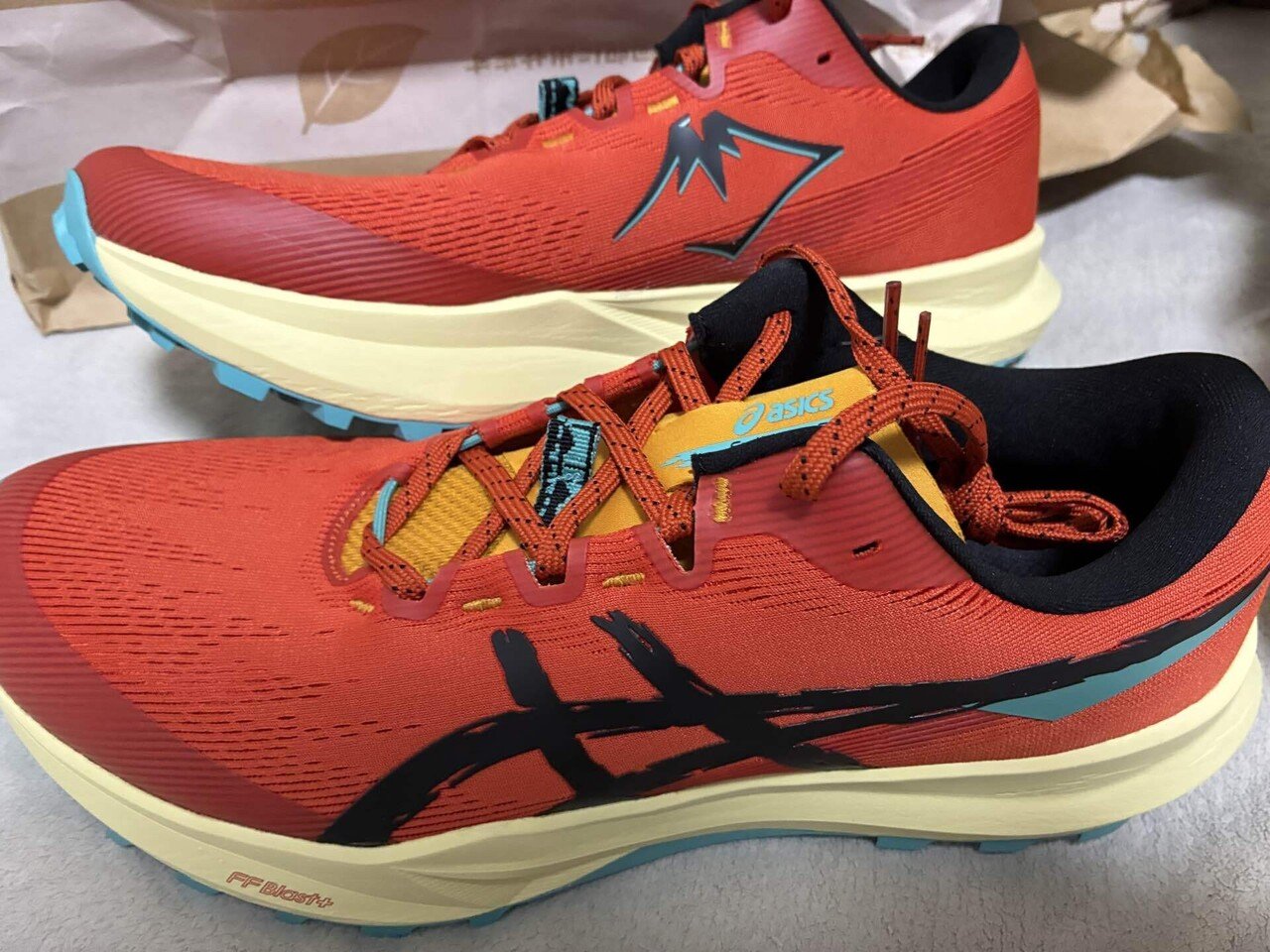 未使用　アシックス　ランニングシューズ　fujilite 6 FUJI LITE 6 | Men | Cobalt Burst/Cool Grey | Running Shoes | ASICS