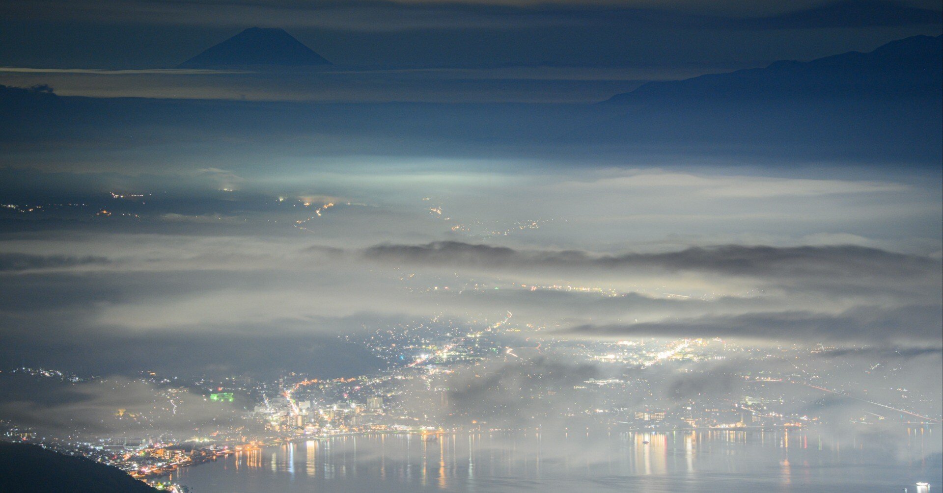 高ボッチ高原の夕暮れと夜。｜Y.Washizu