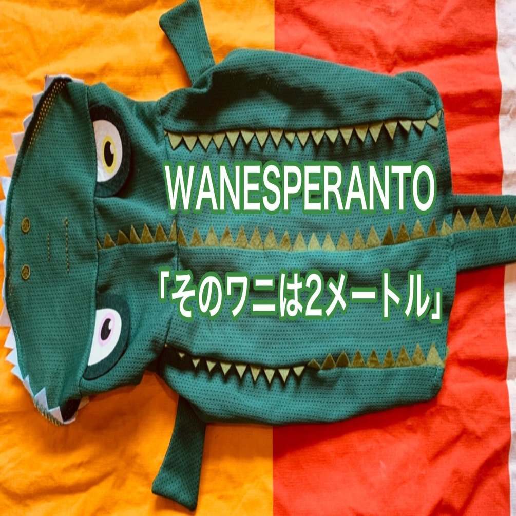 WANESPERANTO⑨ そのワニは2メートルある｜脚本家・今井雅子📚言葉遊び