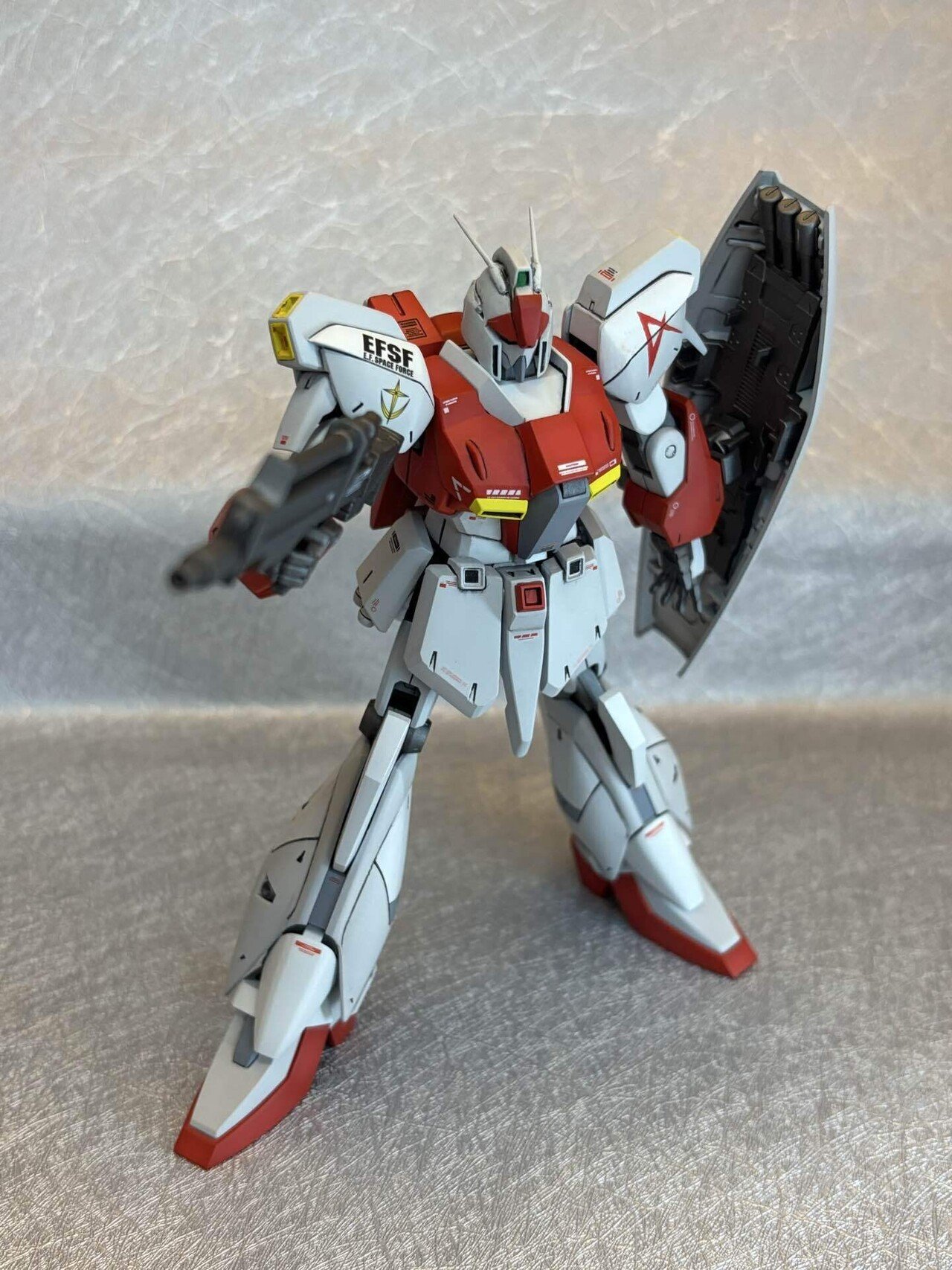 アムロ専用Zプラス風に架空設定HGリガズィ制作記｜ぷらもらぼ