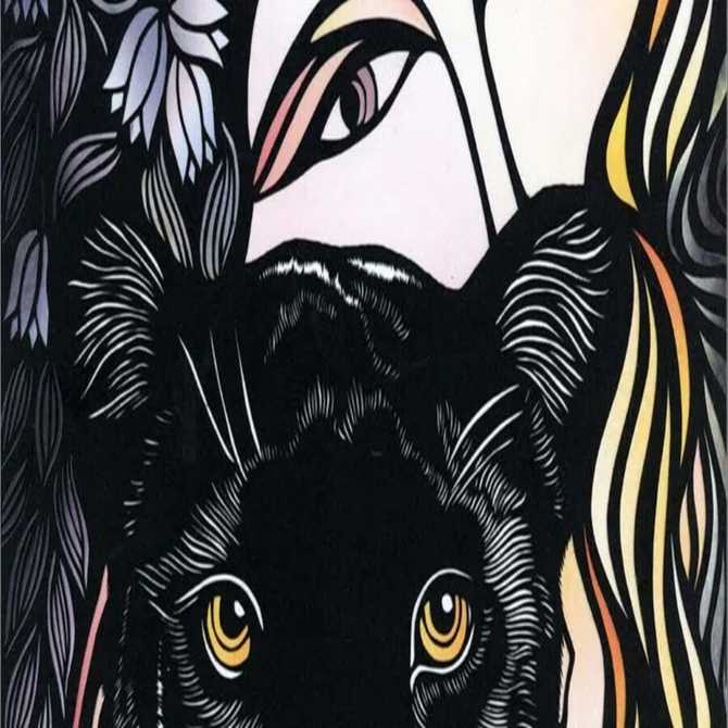 額 女豹に黒猫 女・豹｜SengaArt