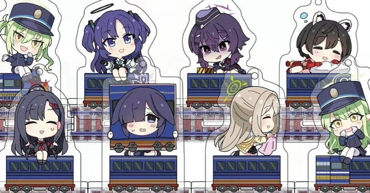 ブルーアーカイブ】4.5th Anniversaryグッズ「連結ちょい乗り