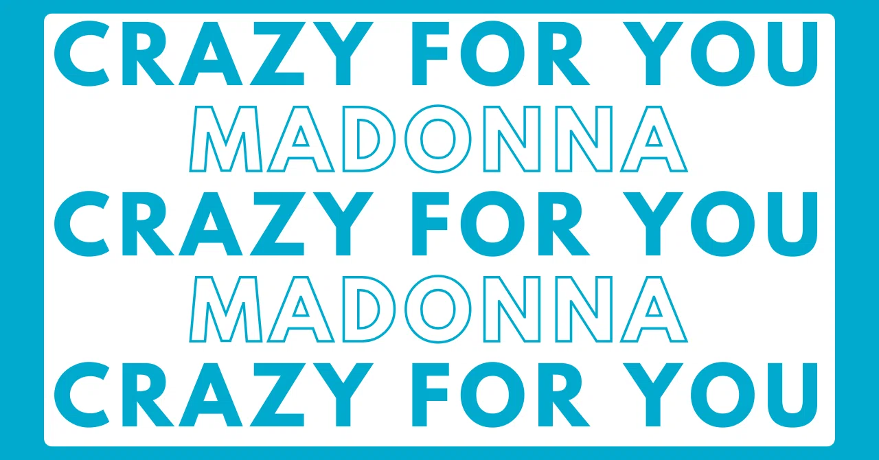 Crazy for You | Madonna｜Lana