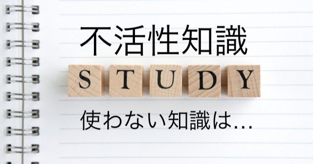 使わない知識は育つどころか 失われていく 石井 克馬 新しい学びを広める塾長 Note