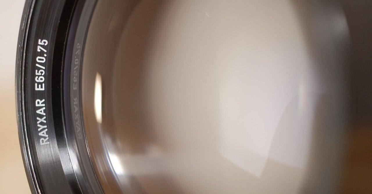 産業用大口径レンズレビュー：De Oude Delft CinelixとRayxar 65mm F0