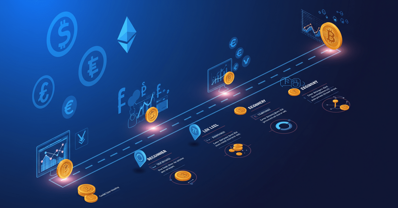仮想通貨の学習ロードマップ｜初心者から専門家への最短コース｜エース| 暗号資産で資産2000万の裏側