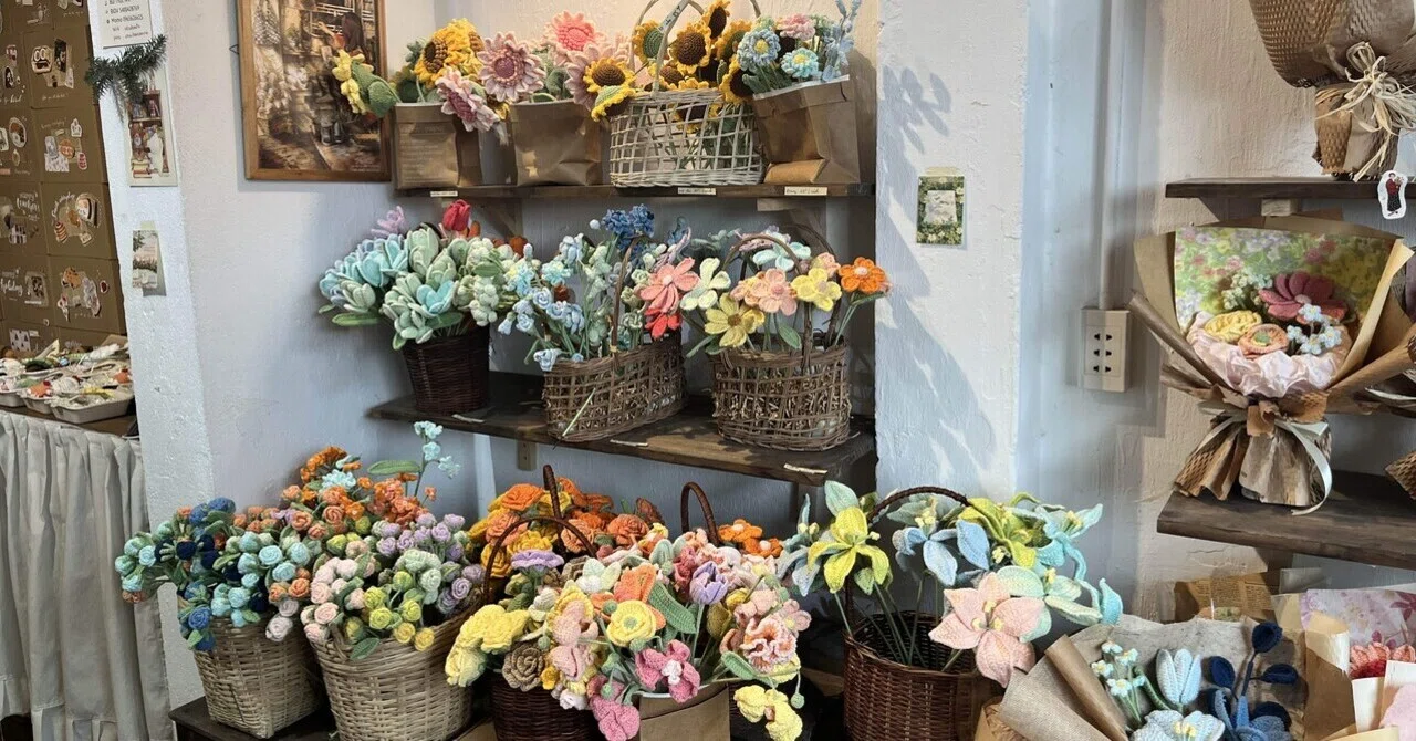 ベトナム・ダナン「All about you」がかわいすぎる！毛糸の花束に