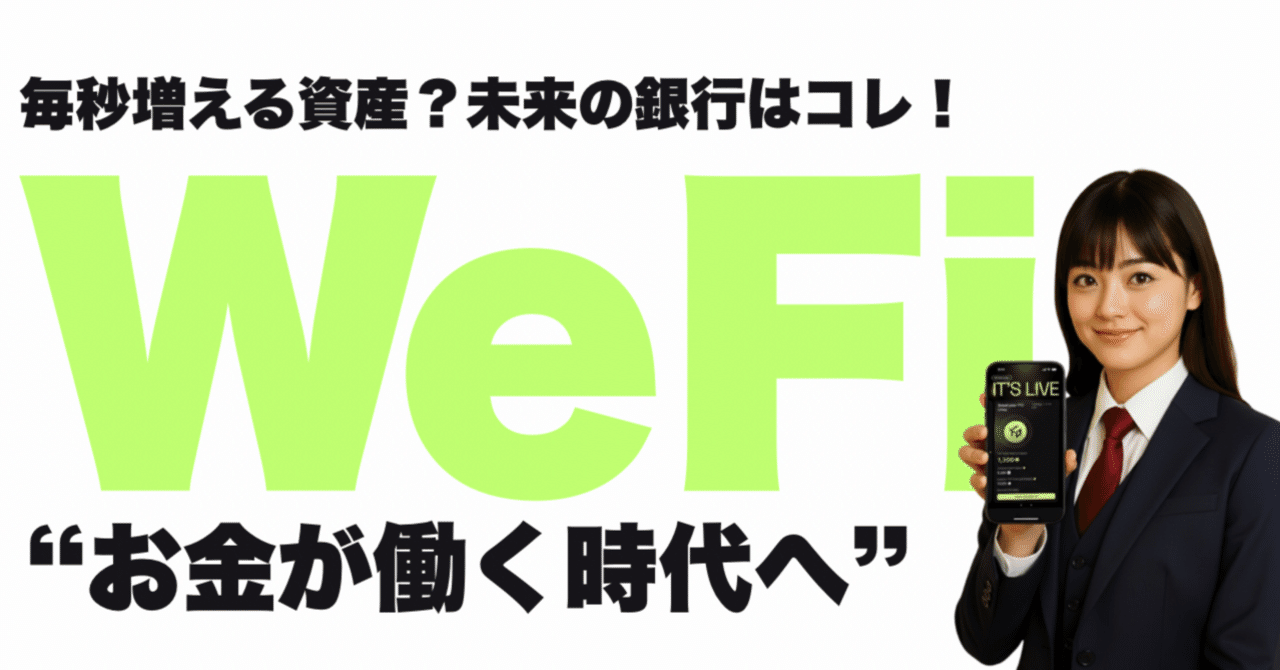 WeFi動画作りました💁‍♀️｜暗号資産女子のコキンちゃん@10,000倍投資女子