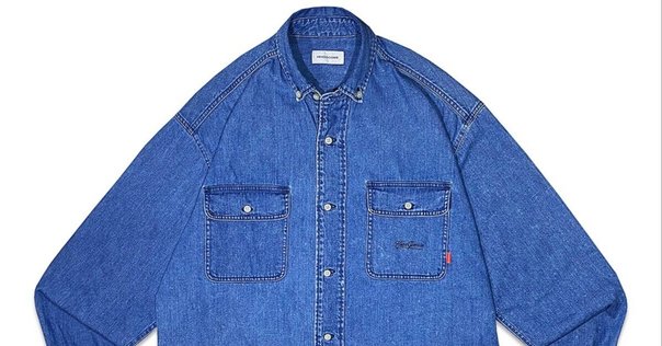 コモリ COMOLI ストライプシャツ ホワイト✖︎ネイビー　希少サイズ1 コモリ COMOLI ストライプシャツ ホワイト✖︎ネイビー 希少サイズ1