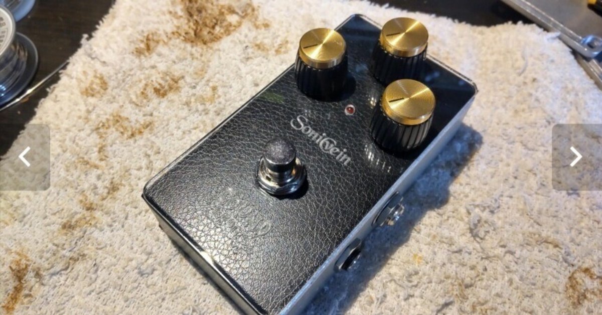 SOUND FROG SONICVEINギターエフェクター SOUND FROG Sonicvein S【マーシャル系OD・削り出し筐体