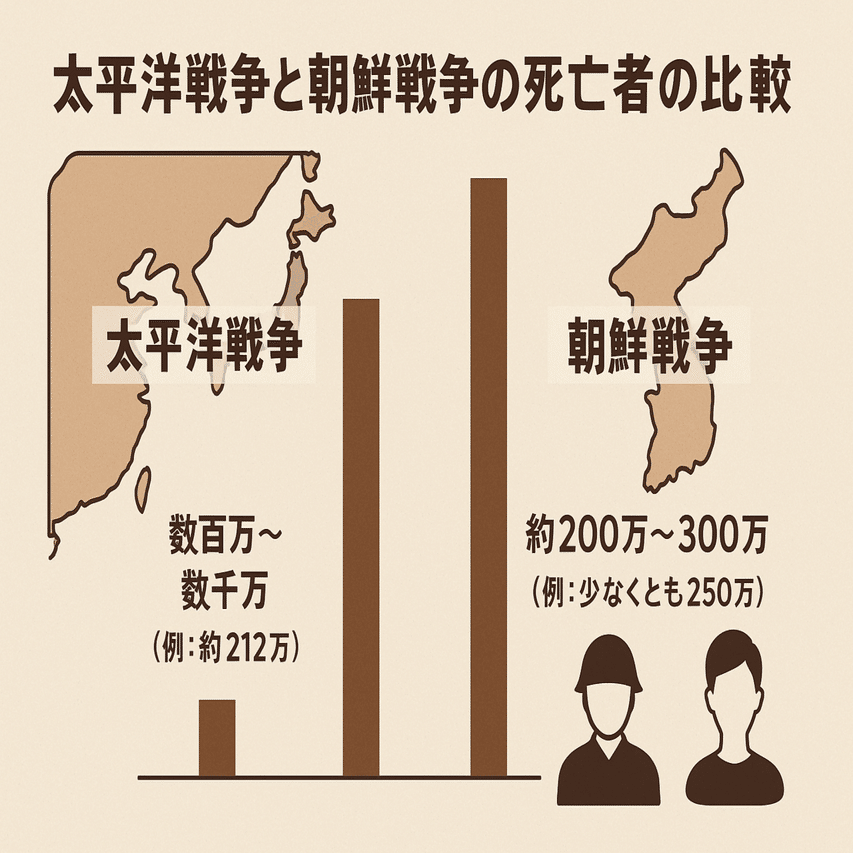 知られてない】太平洋戦争と朝鮮戦争──数字で見る「悲劇のスケール