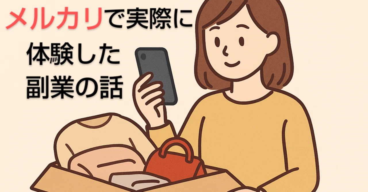 ? メルカリ副業を実際にやってみた結果｜mameco