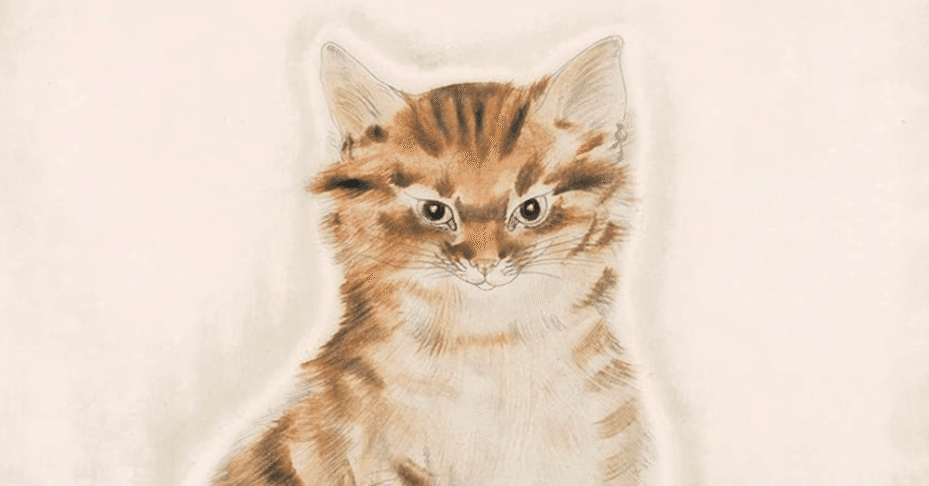 藤田 嗣治　　猫 藤田嗣治「猫十態より『黒い猫』」エッチング :: 絵画買取・販売