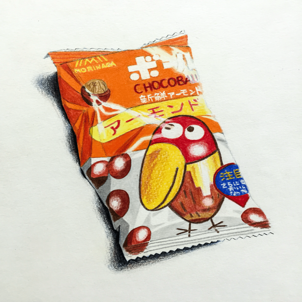日々雑感】昔描いた色鉛筆画｜構造体N