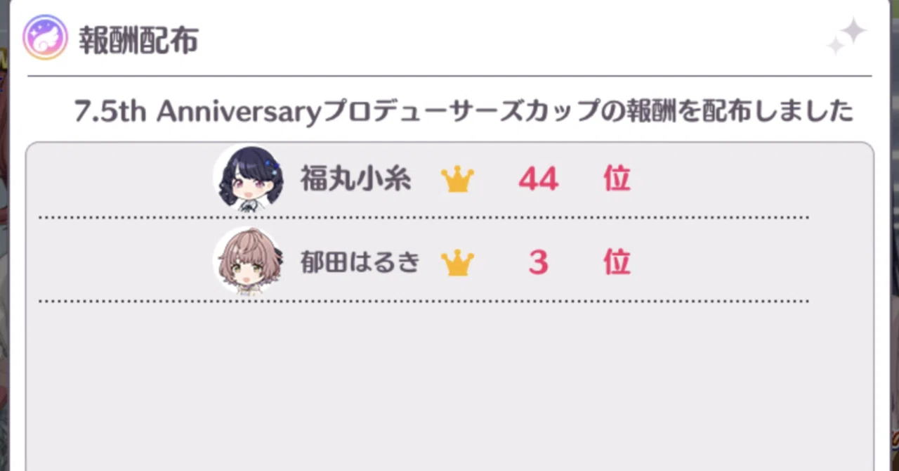 7.5th Pカップ 郁田はるき 3位｜すすむん
