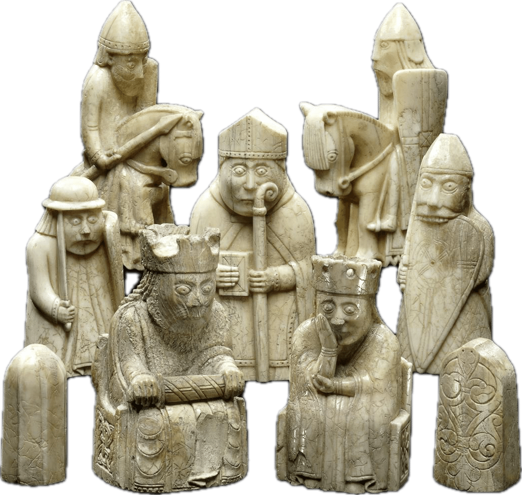 毎日美術⭐︎ルイス島のチェス駒｜もちもち