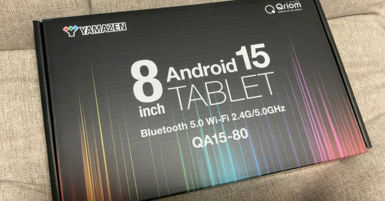 Qriomタブレット(QA15-80)実機レビュー｜もりみやき