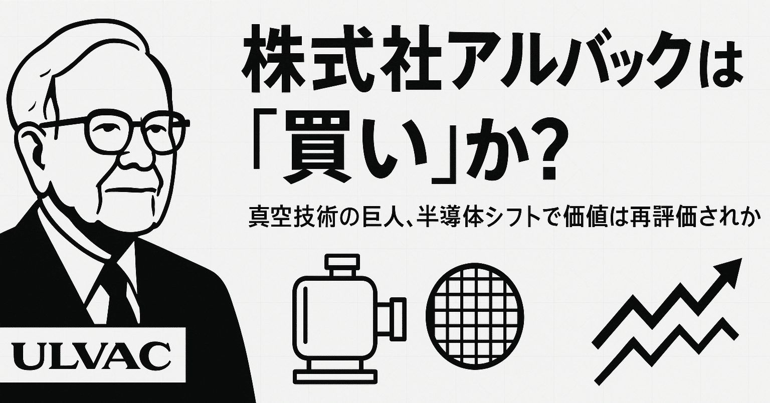 バフェットの視点】株式会社アルバックは『買い』か？ — 真空技術の