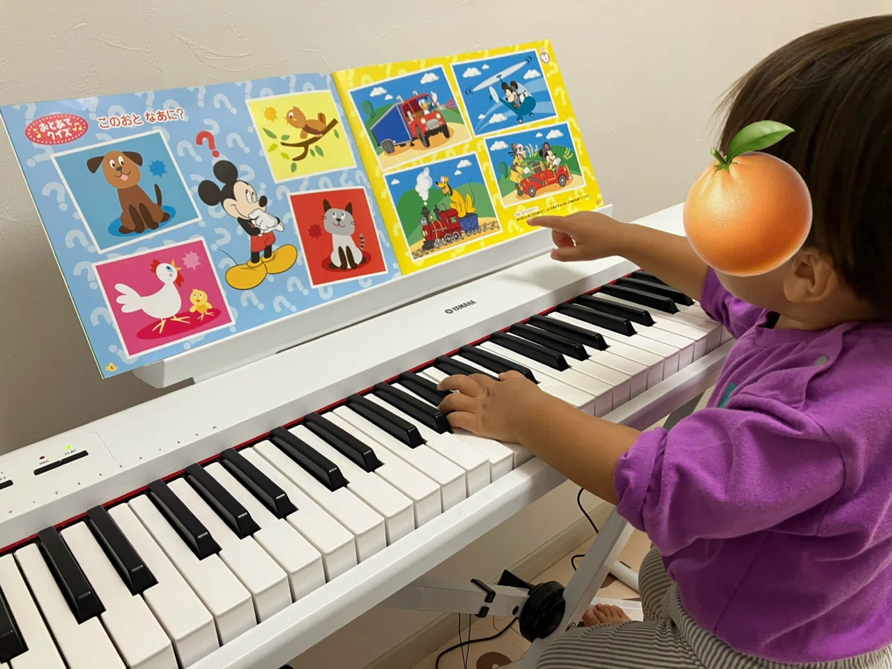 2歳児のピアノレッスン｜『Orangé🍊音楽教室』