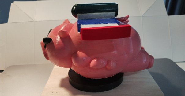 ファミチキ先輩 オブジェ制作｜美術造形制作工房 松丘屋スタジオ