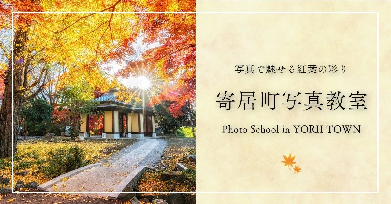寄居町写真教室～写真で魅せる紅葉の彩り～｜寄居まちづくりNOTE