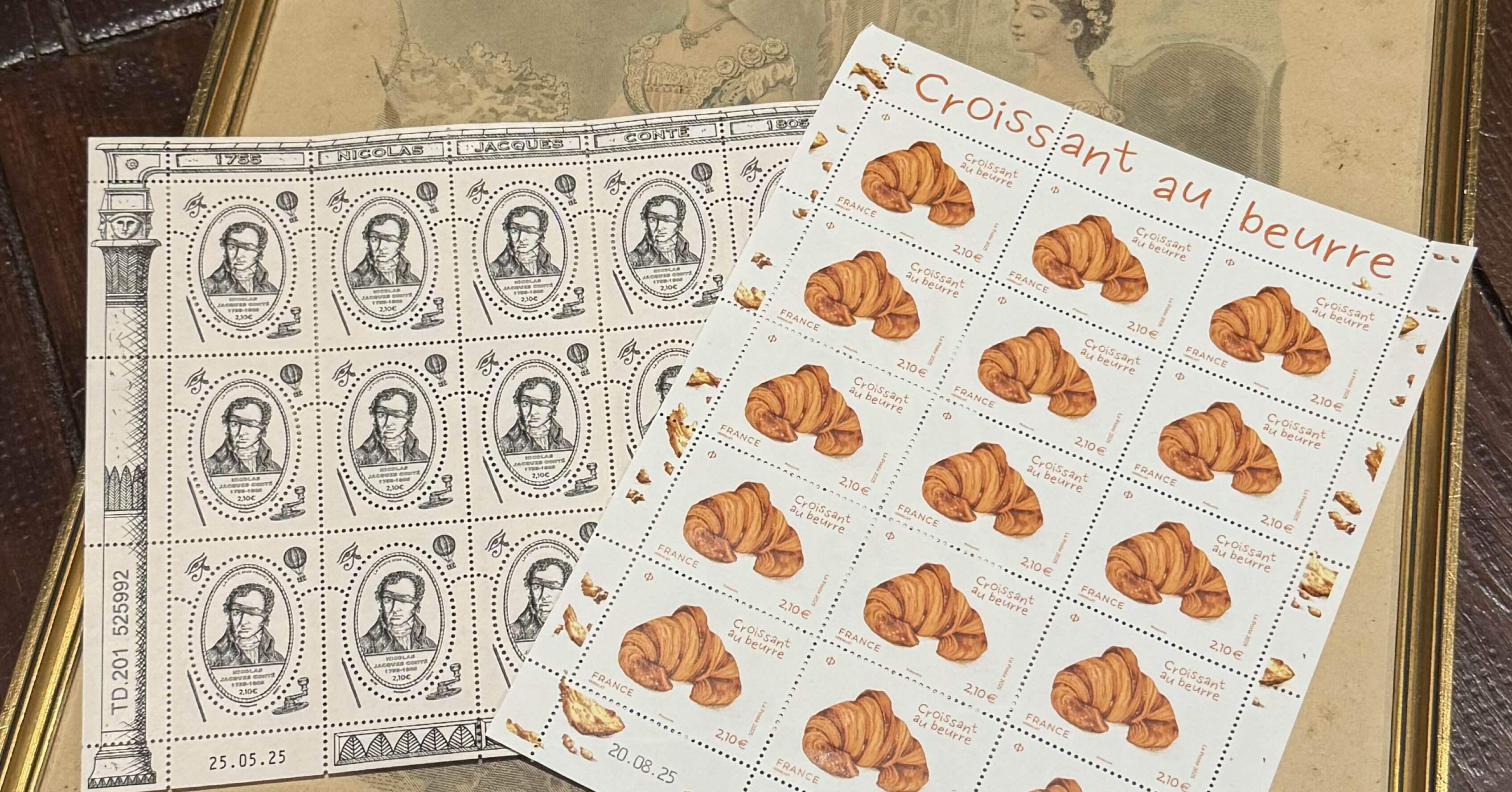 🥐 クロワッサンの香りがする切手｜Coco