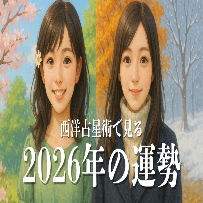 高遠明日香先生の「西洋占星術で占う2026年の運勢」を掲載しました