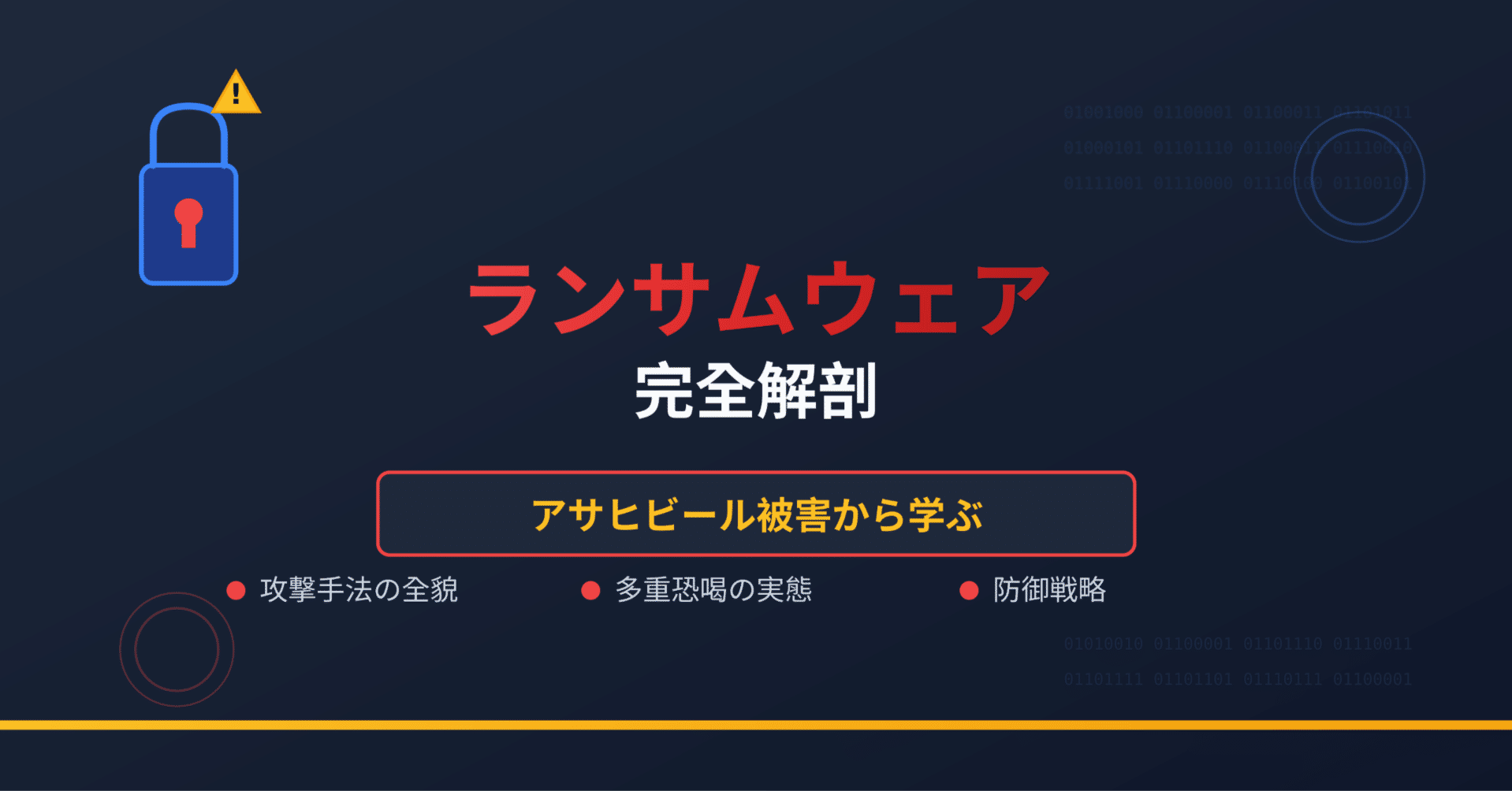 うさぎでもわかる🐰アサヒビール被害で分かる ランサムウェア攻撃の全貌と防御戦略｜taku_sid🐰エージェント