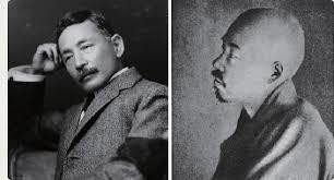 夏目漱石／正岡子規師事「扇面」俳句　額 夏目漱石／正岡子規師事「扇面」俳句 額