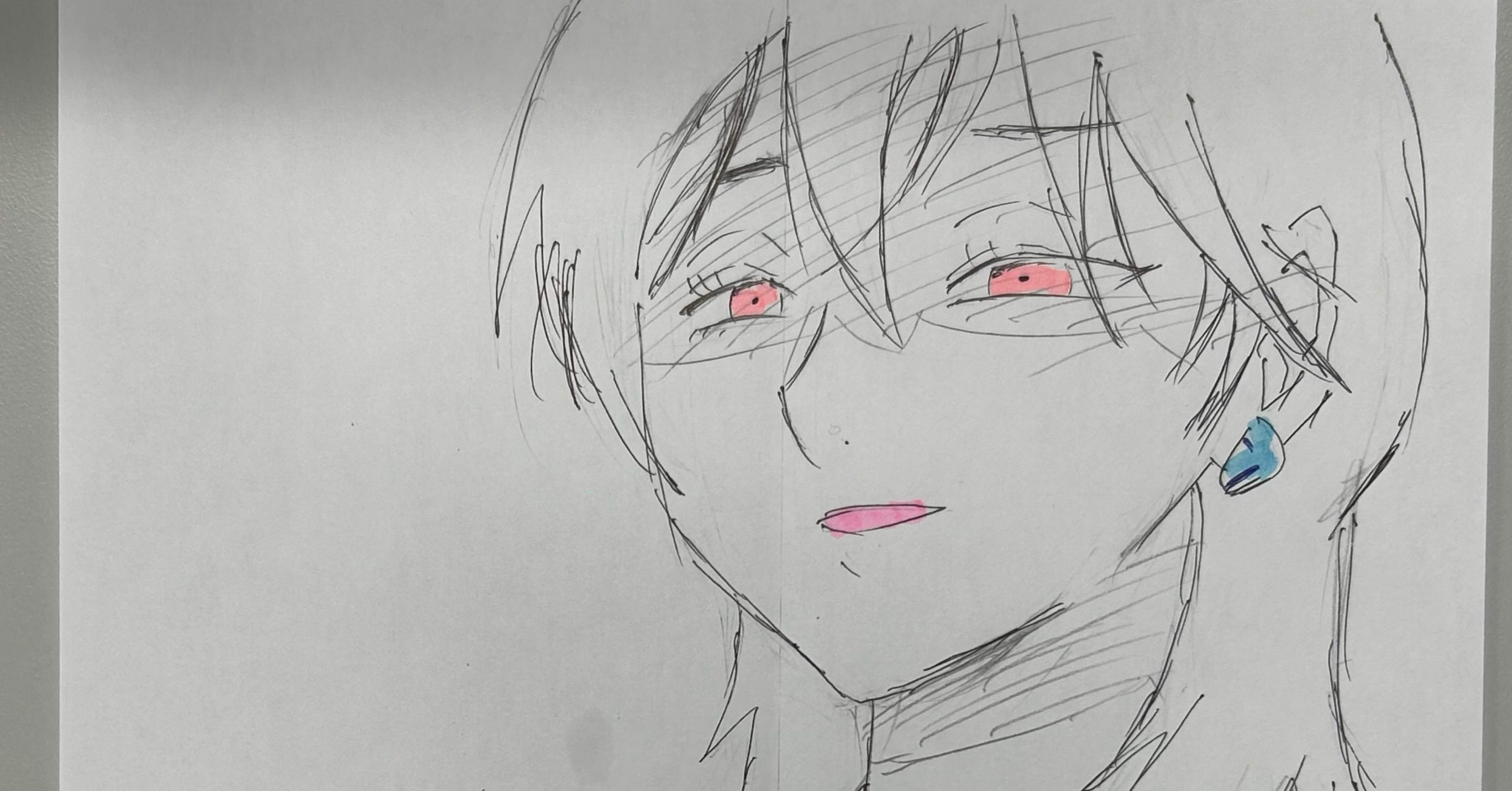 2025/2/21に開始したイラストを描くことの途中経過part8｜しゃか