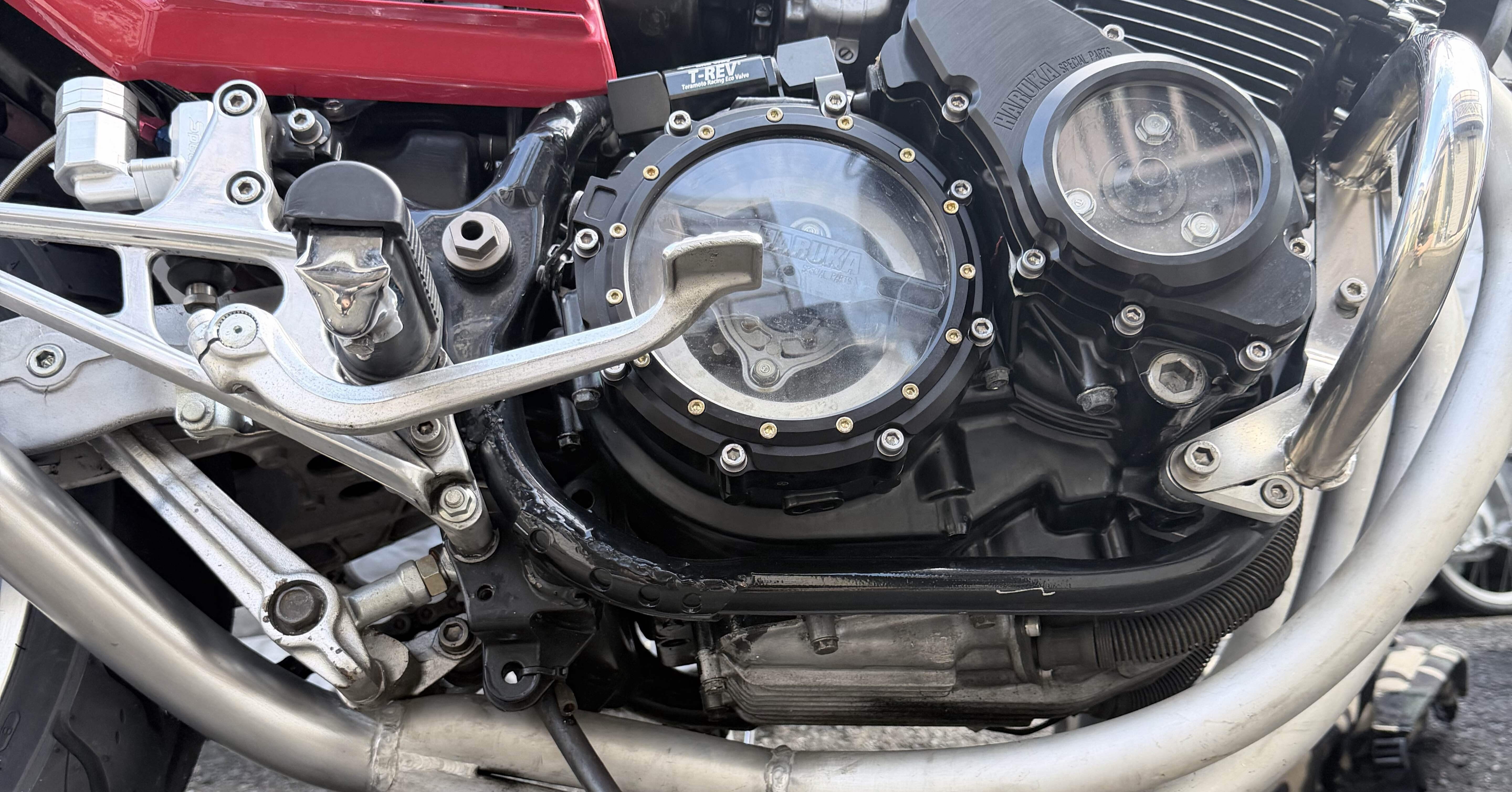 CBX400F 車高調キット整備取付け！｜T-JUICE120