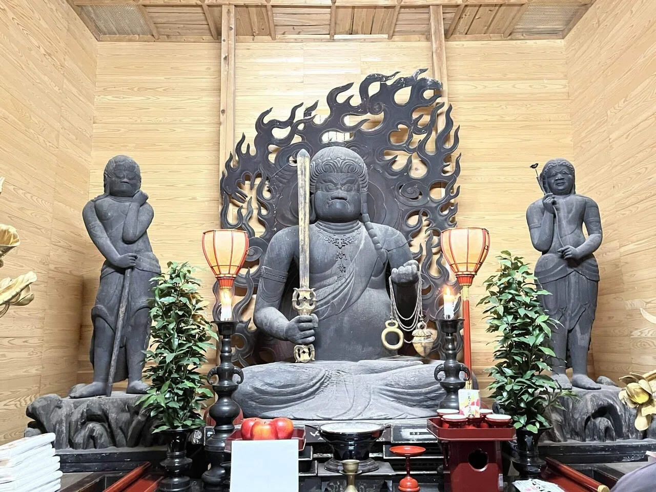 岡山】真庭市の勇山寺 本尊薬師如来ご開帳と巨大不動明王参拝｜仏像