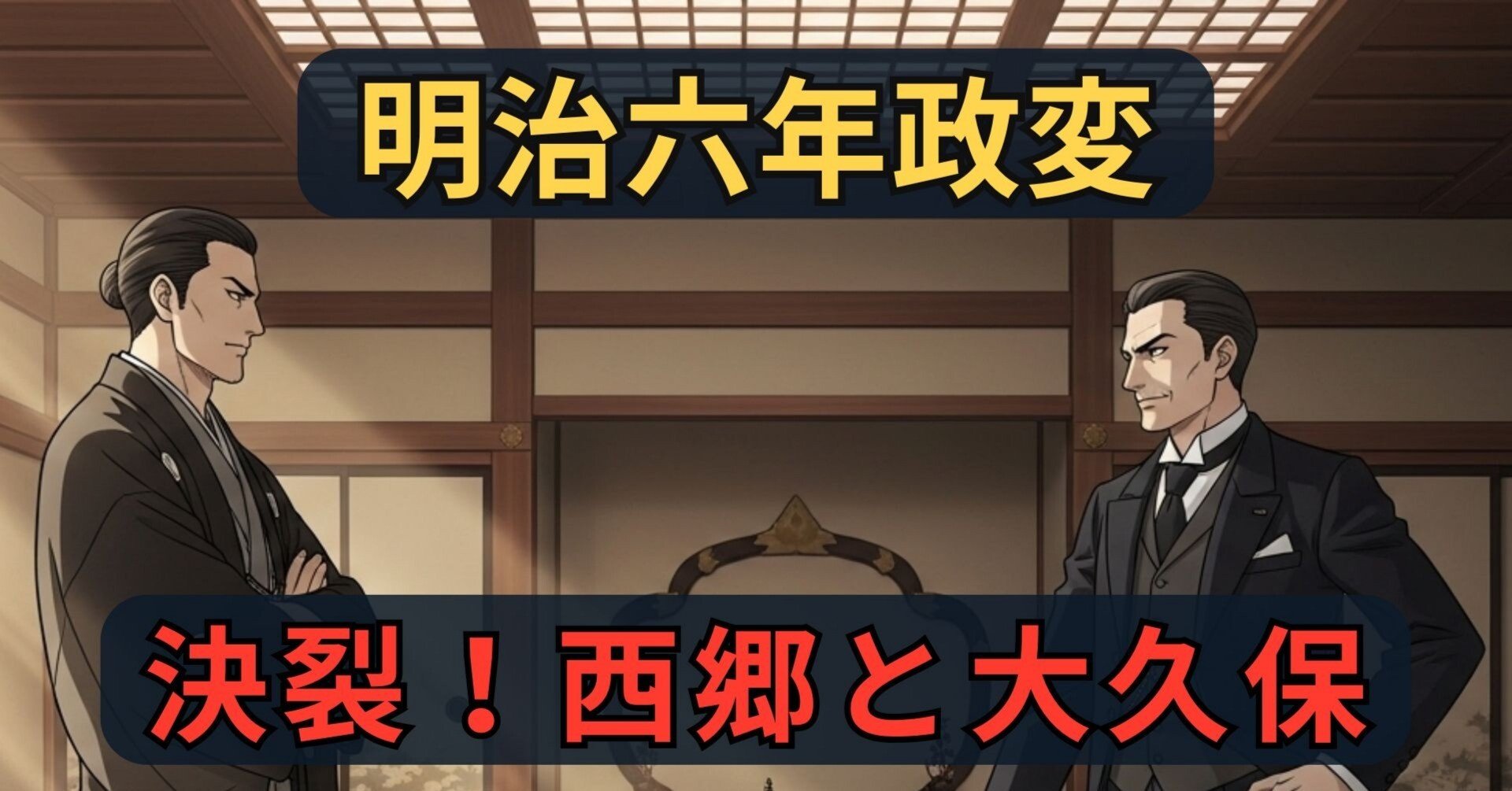 明治六年政変｜西郷隆盛が政府を去った真相｜歴史ラボ